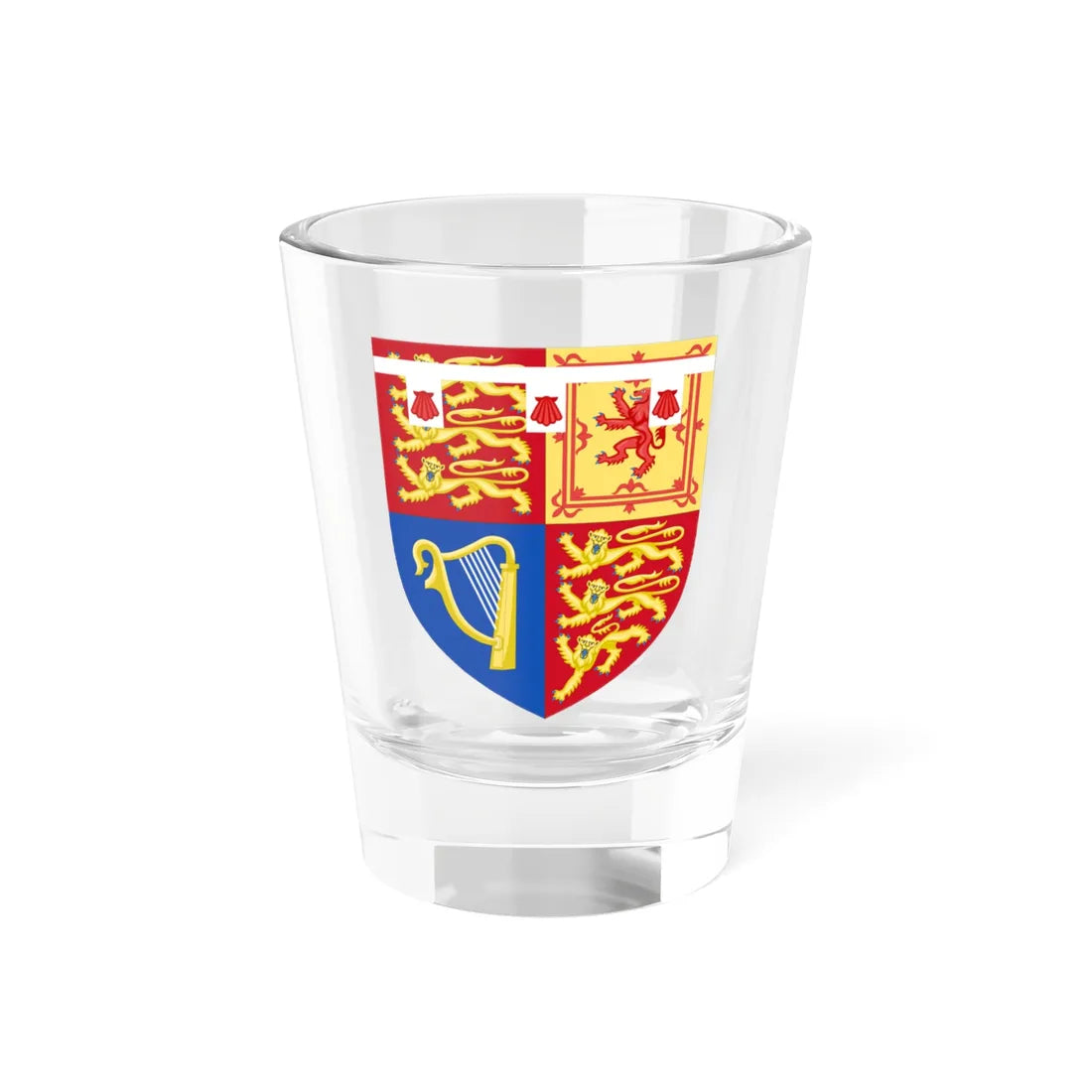 Arms of Harry Duke of Sussex (United Kingdom) (Coat of Arms) Shot Glass 1.5oz 1.5oz - Go Mug Yourself