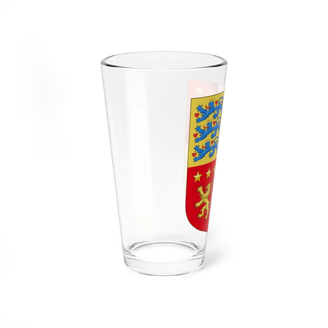 Arms of Henrik Prince Consort of Denmark (Denmark) (Coat of Arms) Pint Glass 16oz - Go Mug Yourself