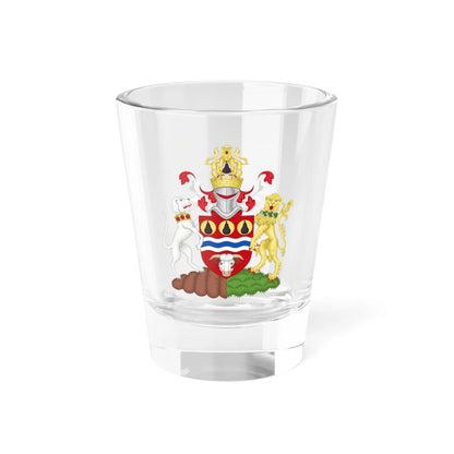 Arms of Hereford and Worcester County Council (England) (Coat of Arms) Shot Glass 1.5oz 1.5oz - Go Mug Yourself
