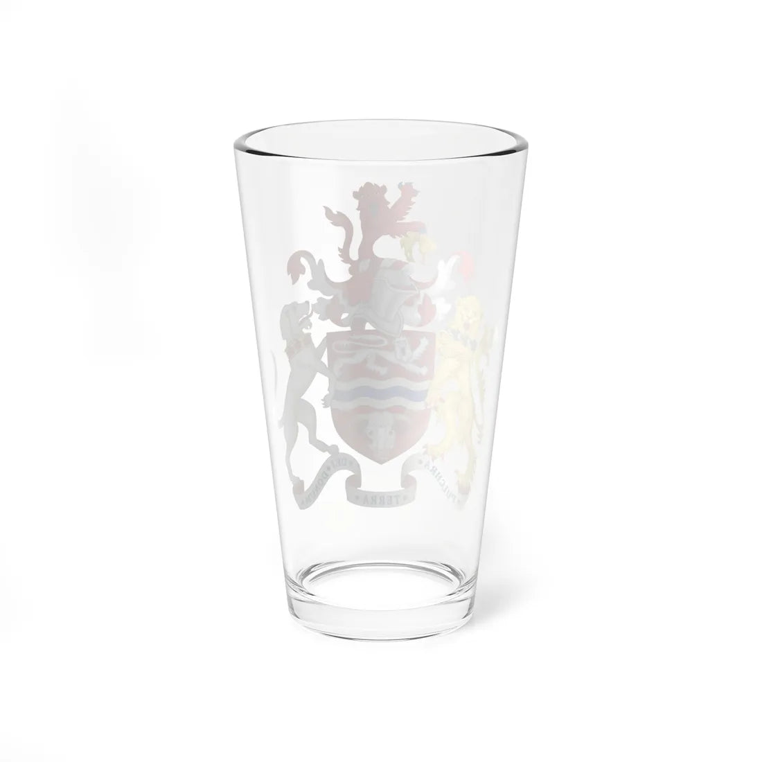 Arms of Herefordshire County Council (England) (Coat of Arms) Pint Glass 16oz - Go Mug Yourself