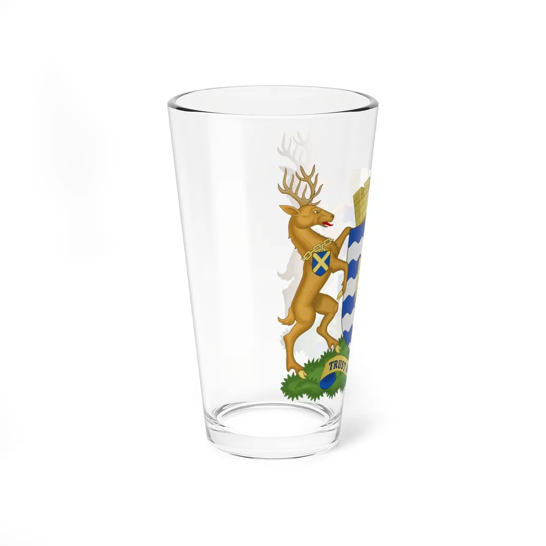 Arms of Hertfordshire County Council (England) (Coat of Arms) Pint Glass 16oz - Go Mug Yourself