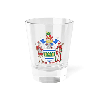 Arms of Huntingdon and Peterborough County Council (England) (Coat of Arms) Shot Glass 1.5oz 1.5oz - Go Mug Yourself