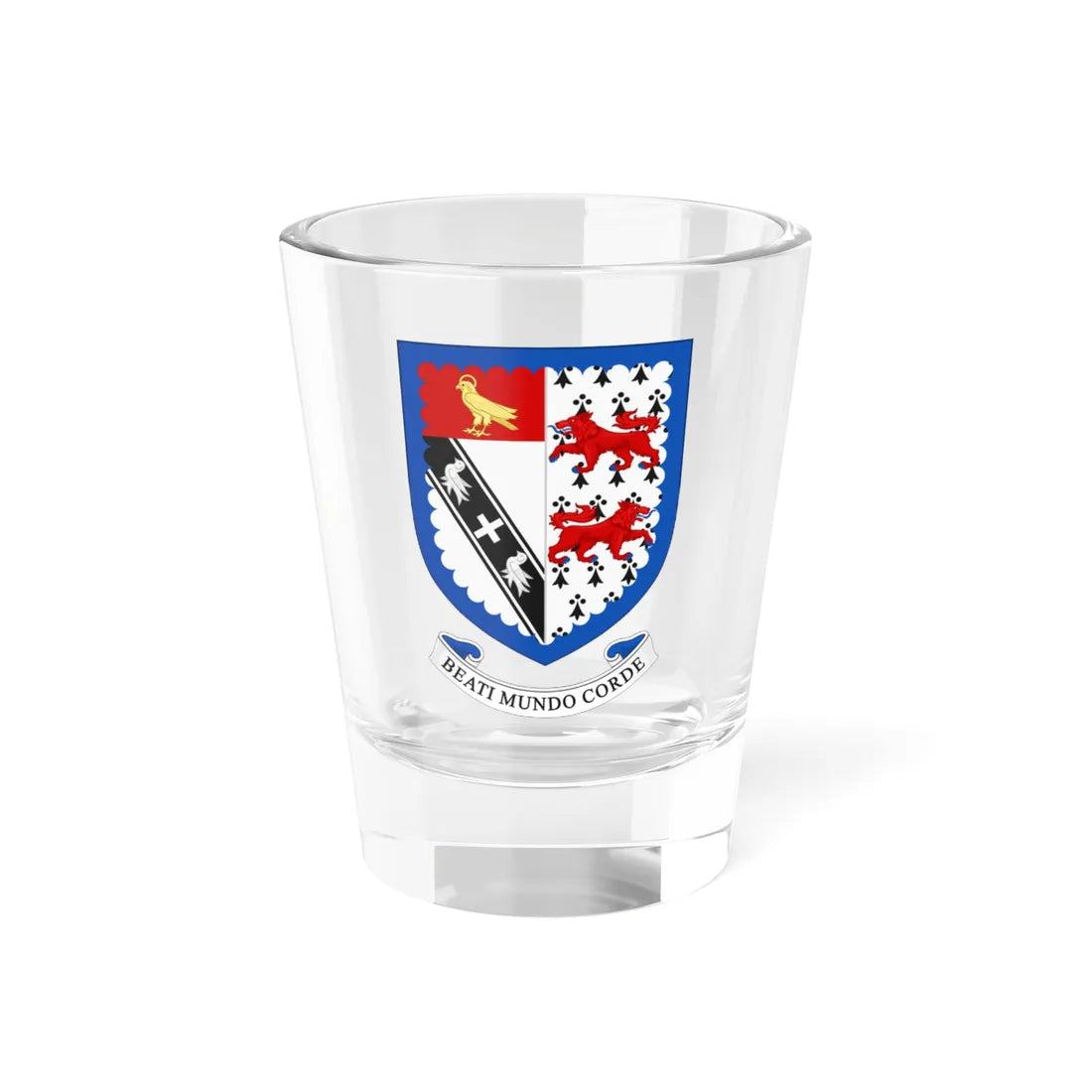 Arms of Hurstpierpoint College (England) (Coat of Arms) Shot Glass 1.5oz 1.5oz - Go Mug Yourself
