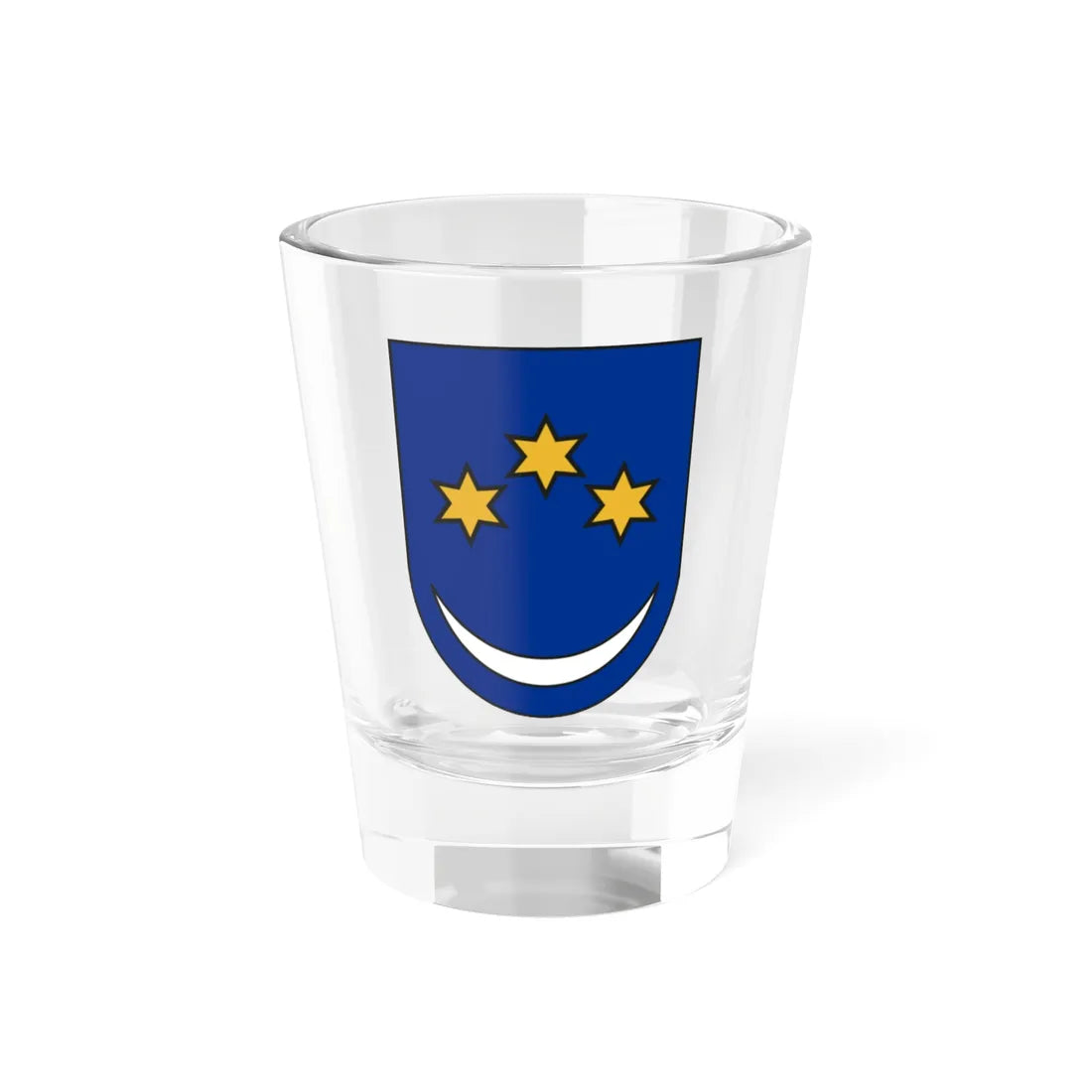 Arms of Illyrian Slovenia (Slovenia) (Coat of Arms) Shot Glass 1.5oz 1.5oz - Go Mug Yourself