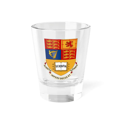 Arms of Imperial College London (United Kingdom) (Coat of Arms) Shot Glass 1.5oz 1.5oz - Go Mug Yourself