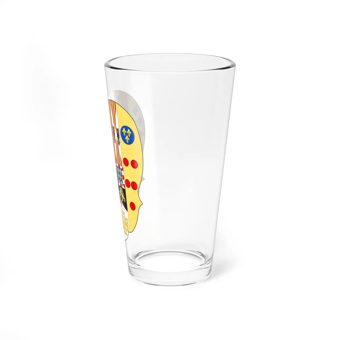 Arms of Infante Charles of Spain as King of Naples and Sicily (Italy) (Coat of Arms) Pint Glass 16oz - Go Mug Yourself