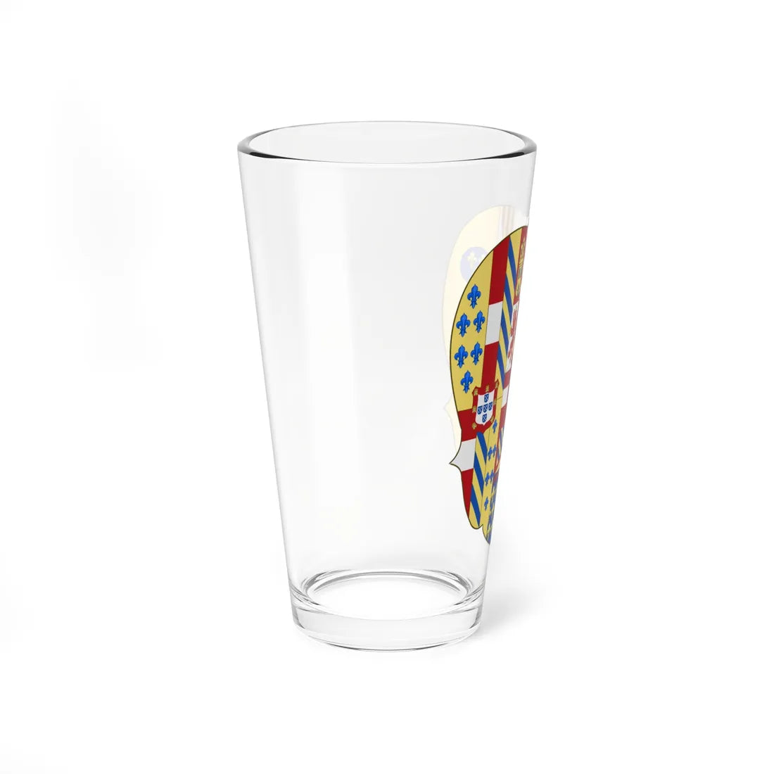 Arms of Infante Charles of Spain as King of Naples and Sicily (Spain) (Coat of Arms) Pint Glass 16oz - Go Mug Yourself