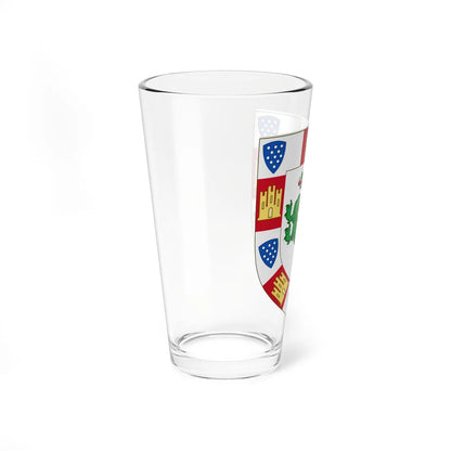 Arms of Infante Fernando Lord of Serpa (Portugal) (Coat of Arms) Pint Glass 16oz - Go Mug Yourself