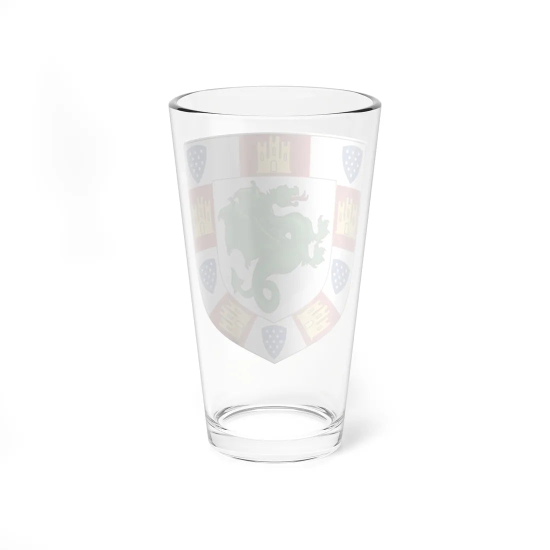 Arms of Infante Fernando Lord of Serpa (Portugal) (Coat of Arms) Pint Glass 16oz - Go Mug Yourself