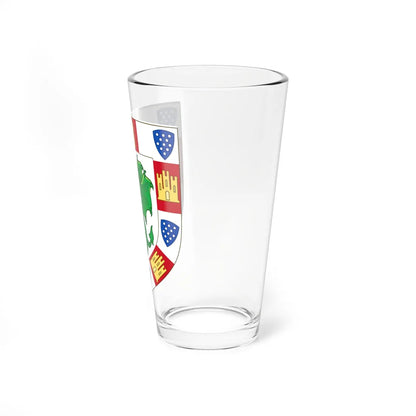Arms of Infante Fernando Lord of Serpa (Portugal) (Coat of Arms) Pint Glass 16oz - Go Mug Yourself