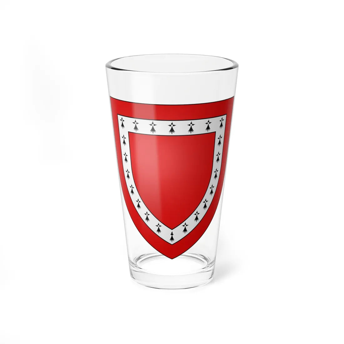 Arms of Ingram Balliol (Scotland) (Coat of Arms) Pint Glass 16oz 16oz - Go Mug Yourself