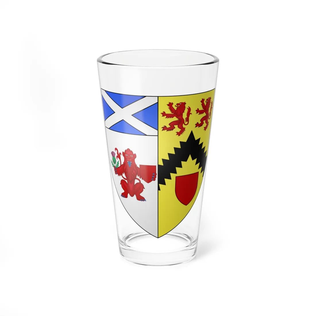 Arms of James Balfour Paul (Scotland) (Coat of Arms) Pint Glass 16oz 16oz - Go Mug Yourself