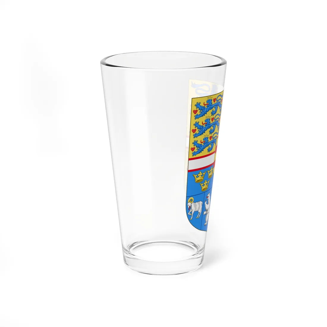 Arms of Joachim Prince of Denmark (Denmark) (Coat of Arms) Pint Glass 16oz - Go Mug Yourself