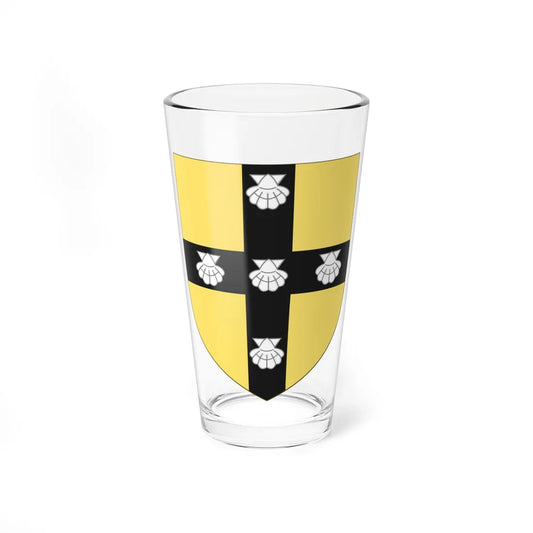Arms of John III of Grailly (Spain) (Coat of Arms) Pint Glass 16oz 16oz - Go Mug Yourself