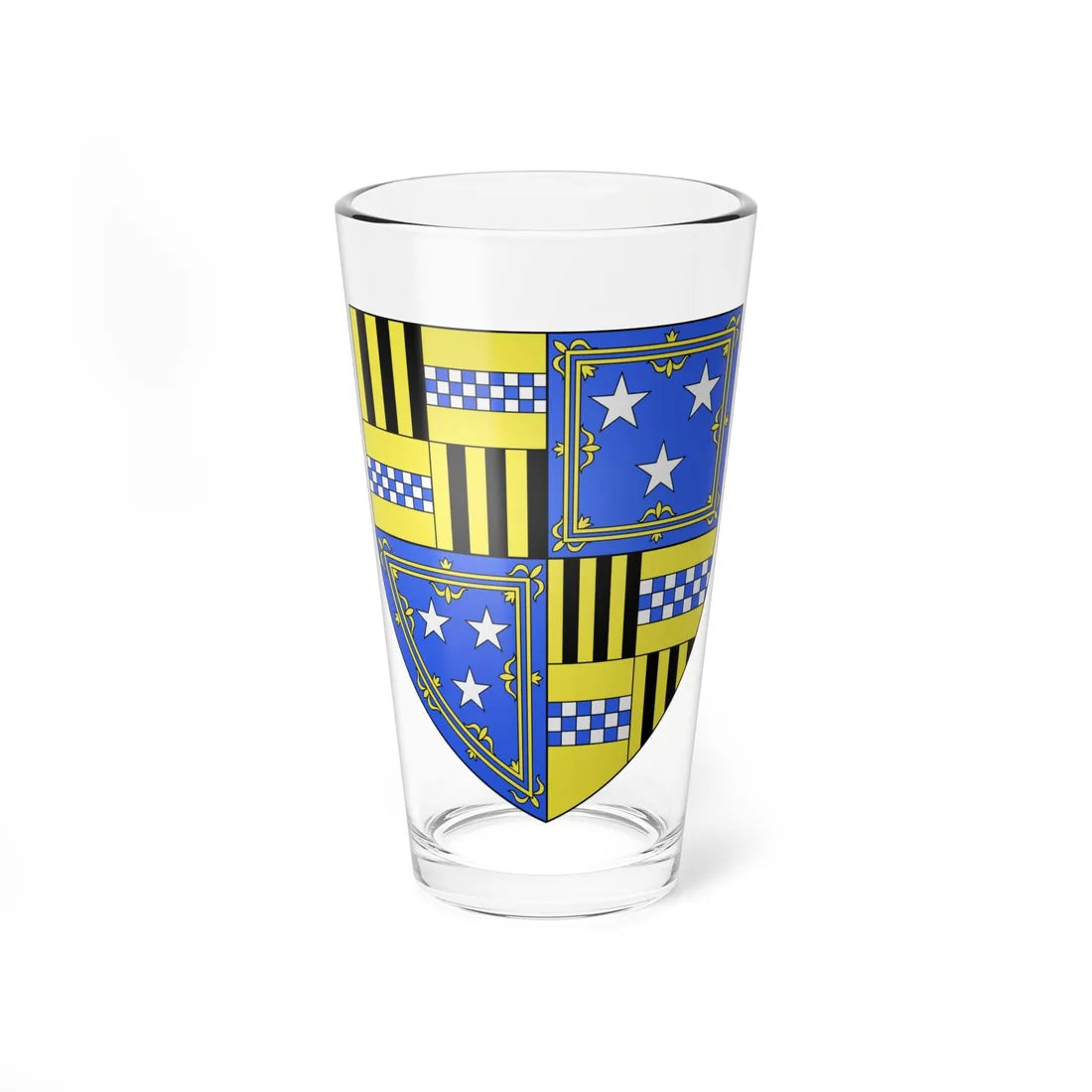 Arms of John Murray 1st Earl of Atholl (Scotland) (Coat of Arms) Pint Glass 16oz 16oz - Go Mug Yourself