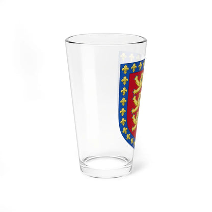 Arms of John of Eltham Earl of Cornwall (England) (Coat of Arms) Pint Glass 16oz - Go Mug Yourself