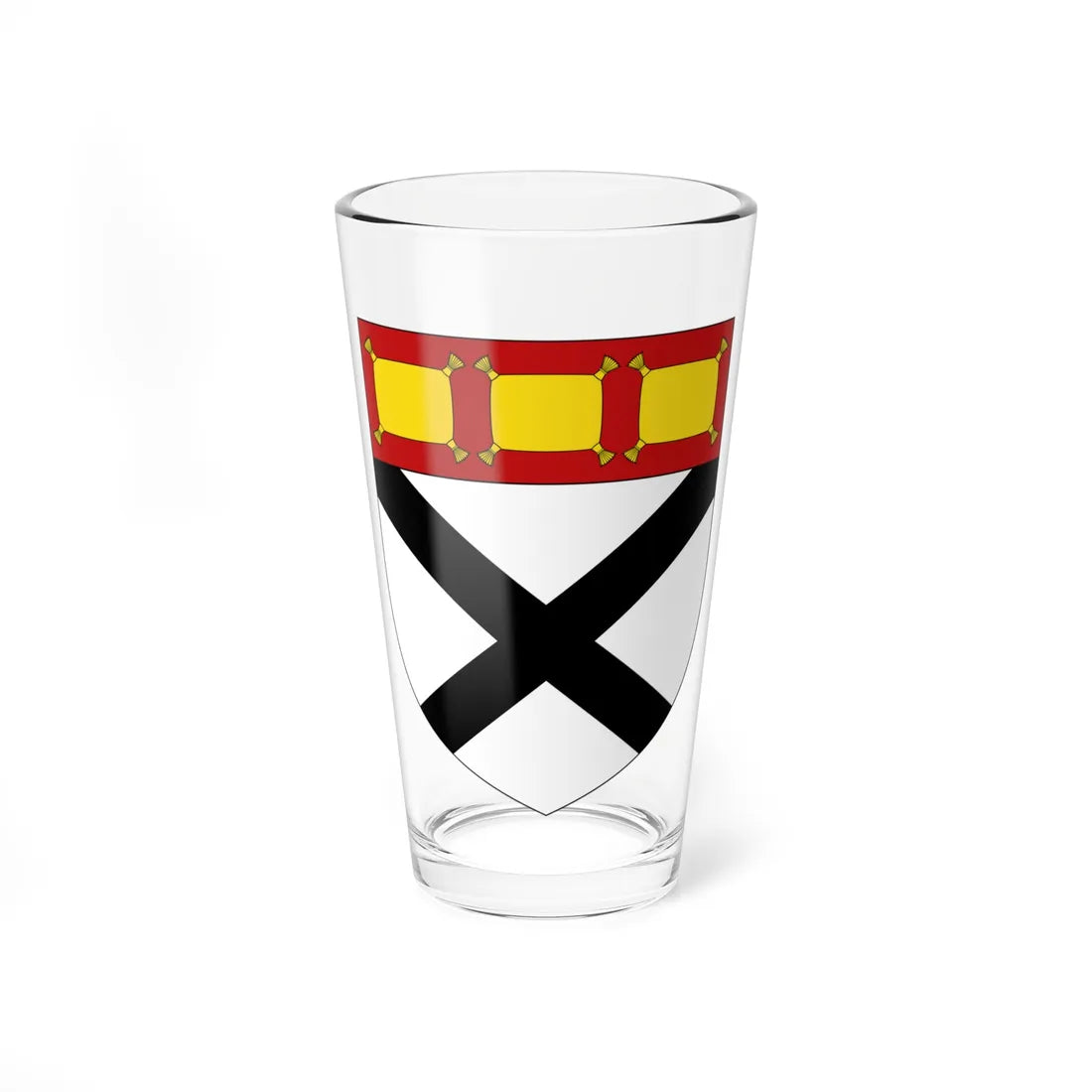 Arms of Johnstone (Scotland) (Coat of Arms) Pint Glass 16oz 16oz - Go Mug Yourself