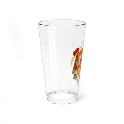 Arms of Joseph Bonaparte Napoleonic Mantle (Spain) (Coat of Arms) Pint Glass 16oz - Go Mug Yourself