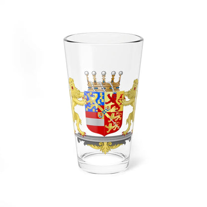 Arms of Justinus of Nassau (Netherlands) (Coat of Arms) Pint Glass 16oz 16oz - Go Mug Yourself