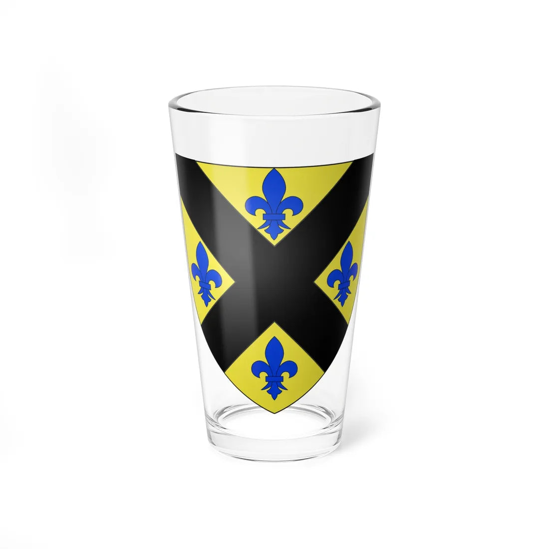 Arms of Kelly of that Ilk (Scotland) (Coat of Arms) Pint Glass 16oz 16oz - Go Mug Yourself