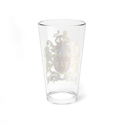 Arms of Lancashire County Council (England) (Coat of Arms) Pint Glass 16oz - Go Mug Yourself