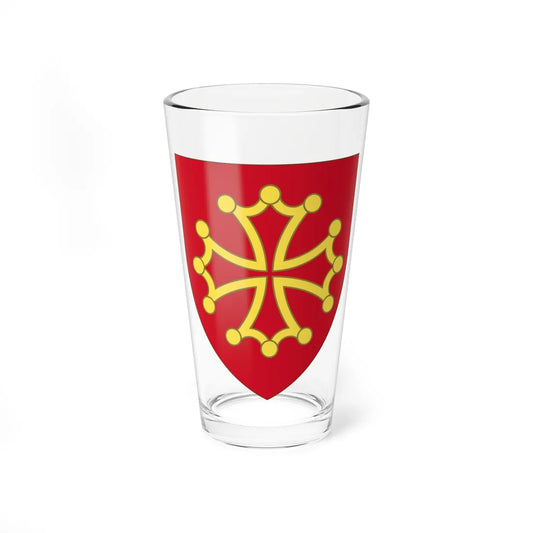 Arms of Languedoc (Spain) (Coat of Arms) Pint Glass 16oz 16oz - Go Mug Yourself