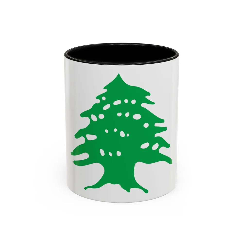 Arms of Lebanon - Accent Coffee Mug-11oz-Black-Go Mug Yourself