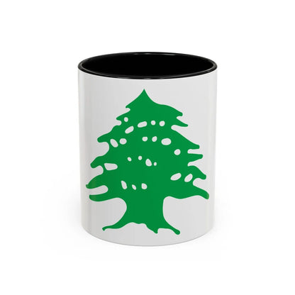 Arms of Lebanon - Accent Coffee Mug-11oz-Black-Go Mug Yourself