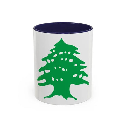 Arms of Lebanon - Accent Coffee Mug 11oz Navy - Go Mug Yourself