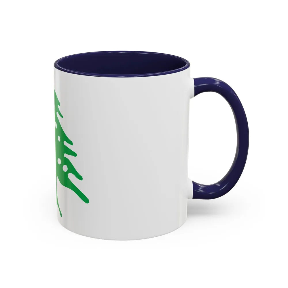 Arms of Lebanon - Accent Coffee Mug-Go Mug Yourself