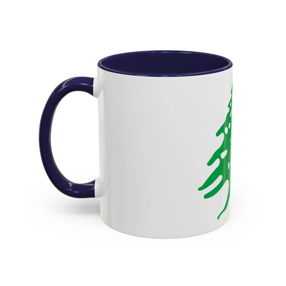 Arms of Lebanon - Accent Coffee Mug-Go Mug Yourself