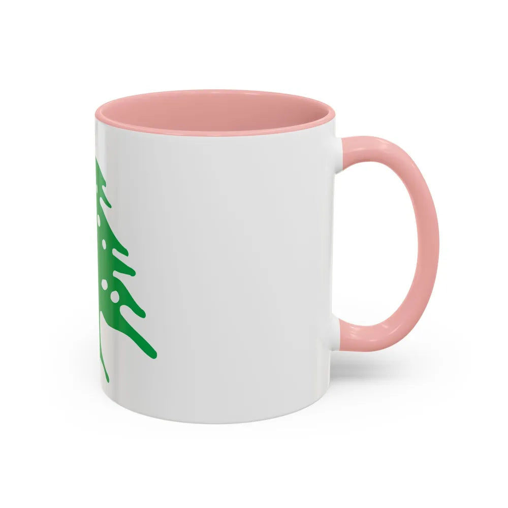 Arms of Lebanon - Accent Coffee Mug-Go Mug Yourself