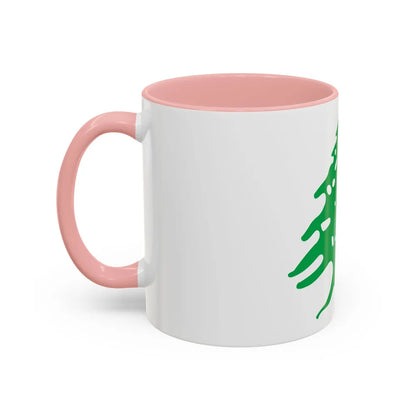 Arms of Lebanon - Accent Coffee Mug-Go Mug Yourself