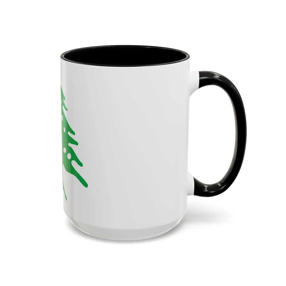 Arms of Lebanon - Accent Coffee Mug-Go Mug Yourself