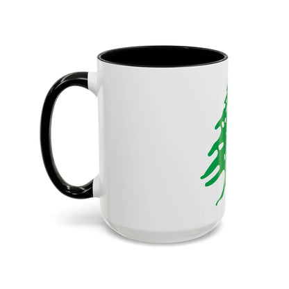 Arms of Lebanon - Accent Coffee Mug-Go Mug Yourself