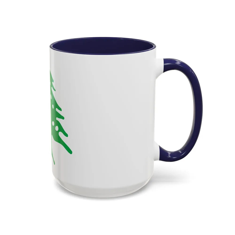 Arms of Lebanon - Accent Coffee Mug-Go Mug Yourself