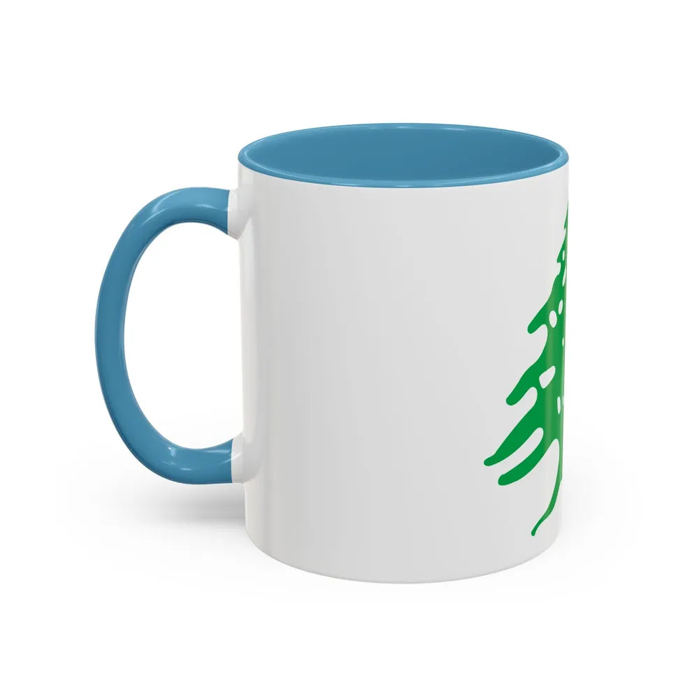 Arms of Lebanon - Accent Coffee Mug-Go Mug Yourself