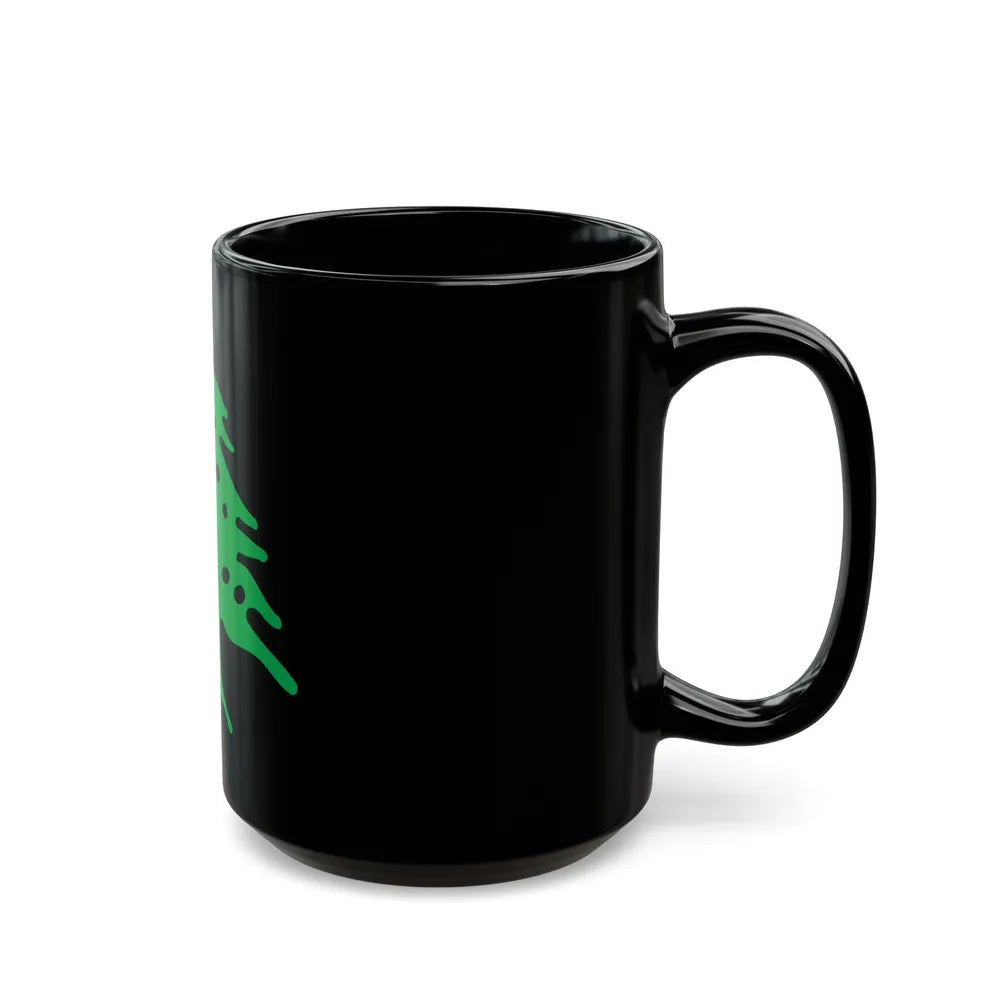 Arms of Lebanon - Black Coffee Mug-Go Mug Yourself