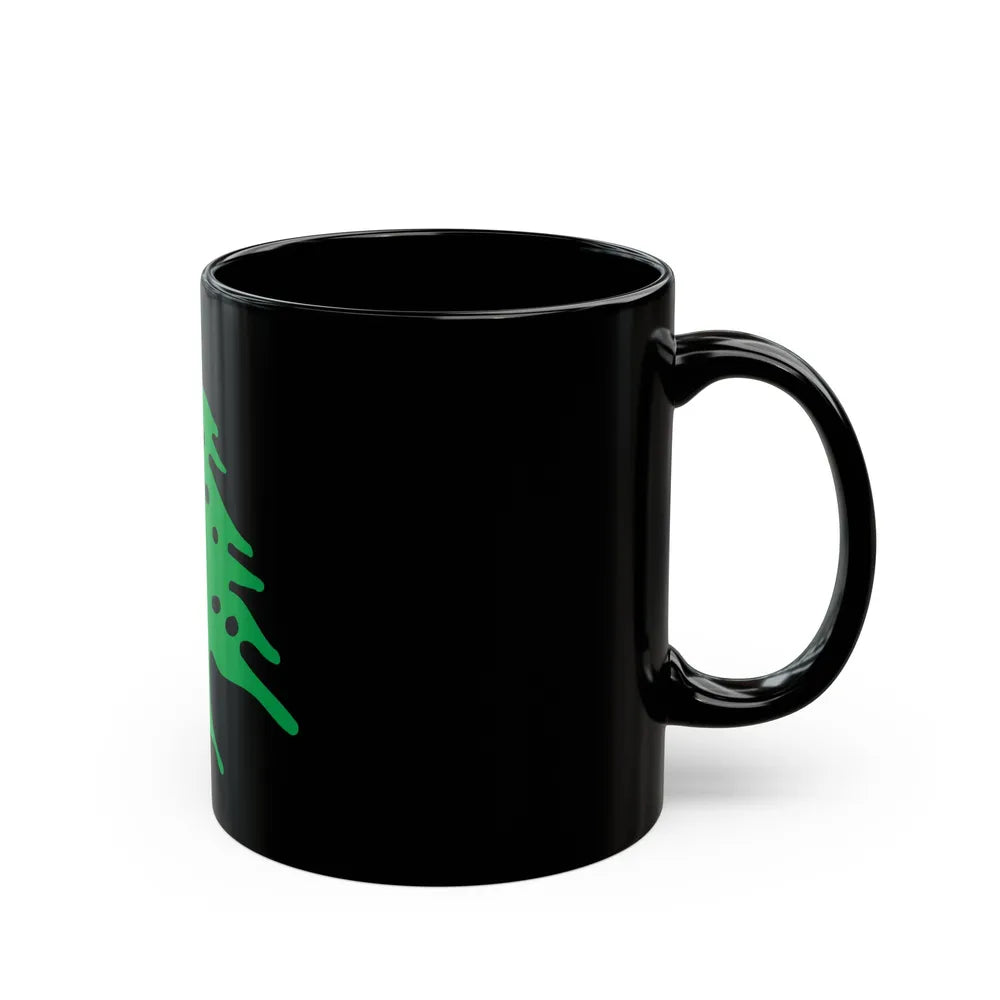 Arms of Lebanon - Black Coffee Mug-Go Mug Yourself