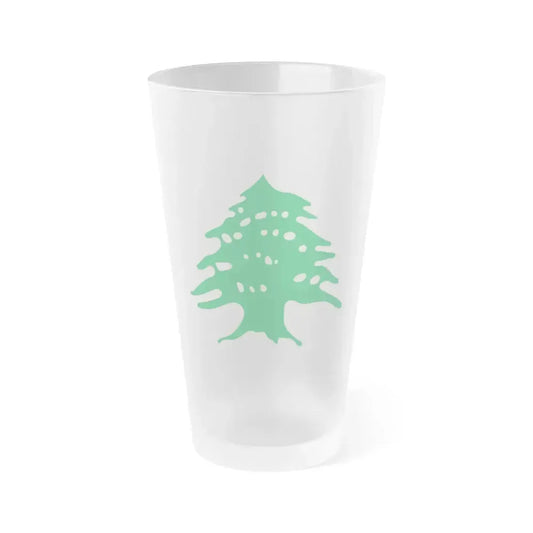 Arms of Lebanon - Frosted Pint Glass 16oz 16oz Frosted - Go Mug Yourself