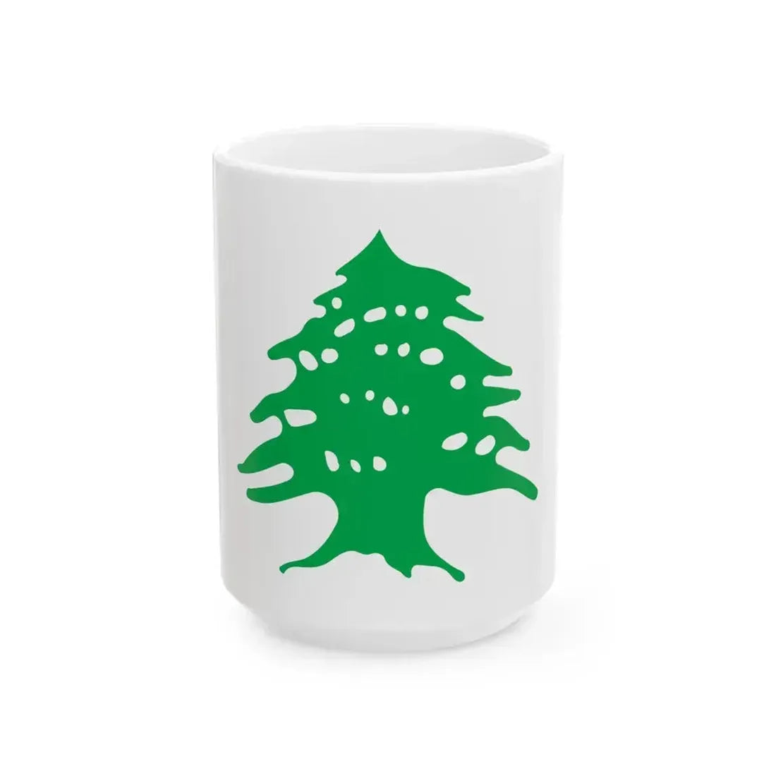 Arms of Lebanon - White Coffee Mug 15oz - Go Mug Yourself