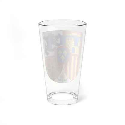 Arms of Leonor Princess of Asturias (Spain) (Coat of Arms) Pint Glass 16oz - Go Mug Yourself