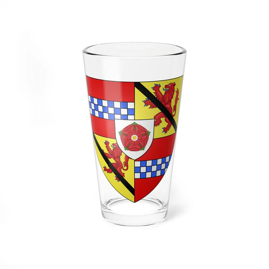 Arms of Lindsay Duke of Montrose (Scotland) (Coat of Arms) Pint Glass 16oz 16oz - Go Mug Yourself