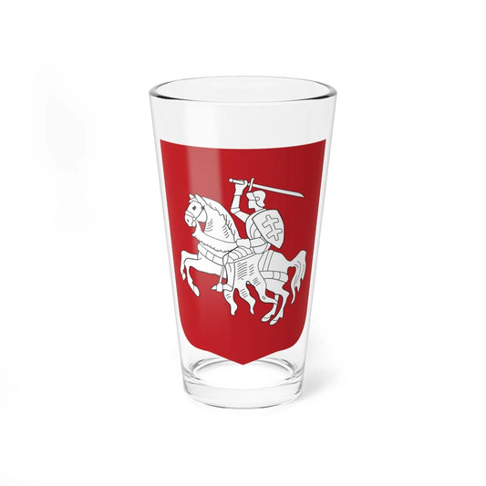 Arms of Lithuania 1918 (Belarus) (Coat of Arms) Pint Glass 16oz 16oz - Go Mug Yourself