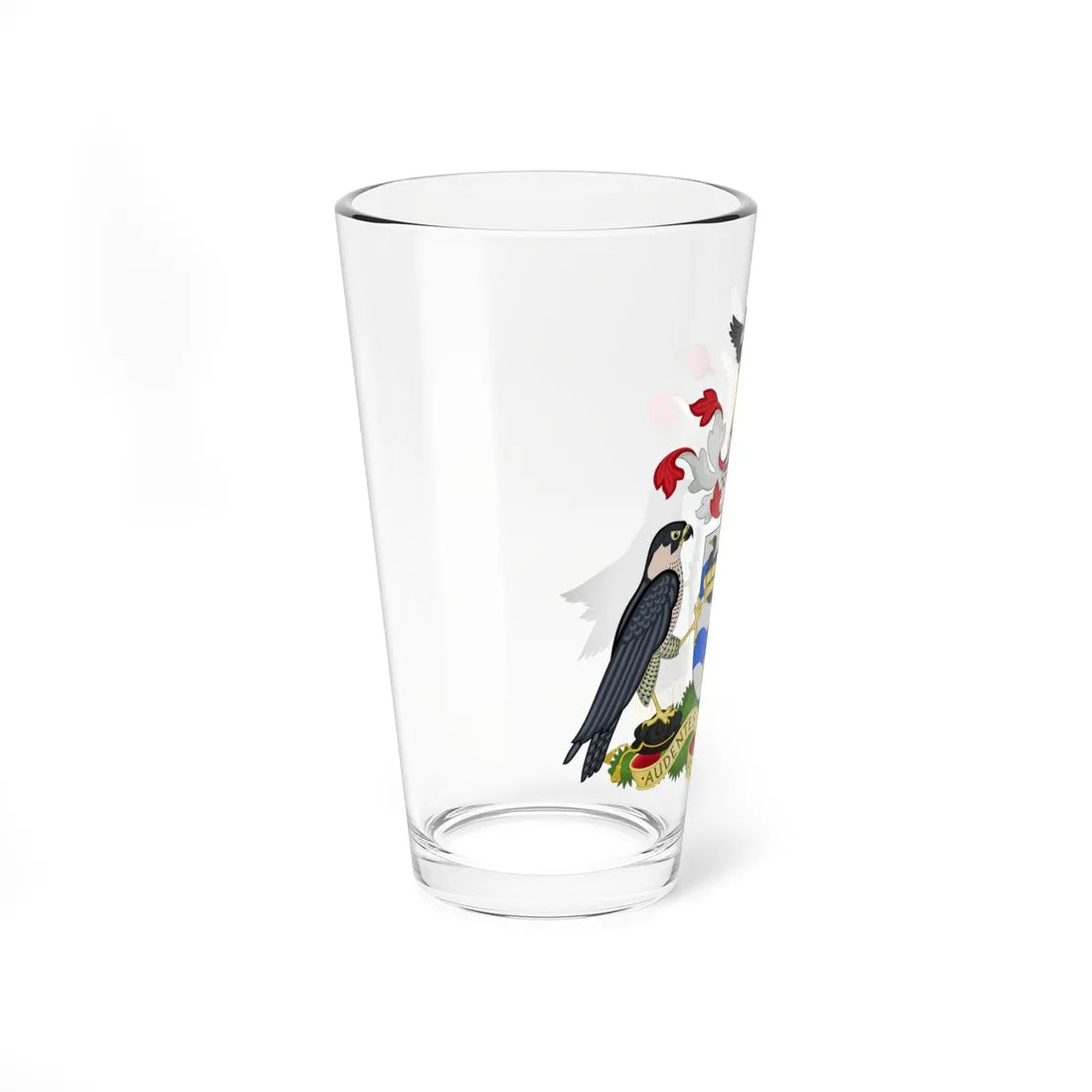 Arms of Liverpool John Moores University (United Kingdom) (Coat of Arms) Pint Glass 16oz - Go Mug Yourself