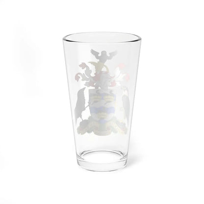 Arms of Liverpool John Moores University (United Kingdom) (Coat of Arms) Pint Glass 16oz - Go Mug Yourself