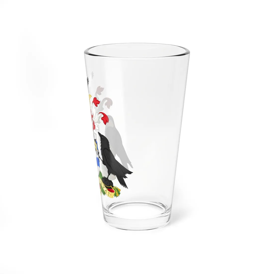Arms of Liverpool John Moores University (United Kingdom) (Coat of Arms) Pint Glass 16oz - Go Mug Yourself