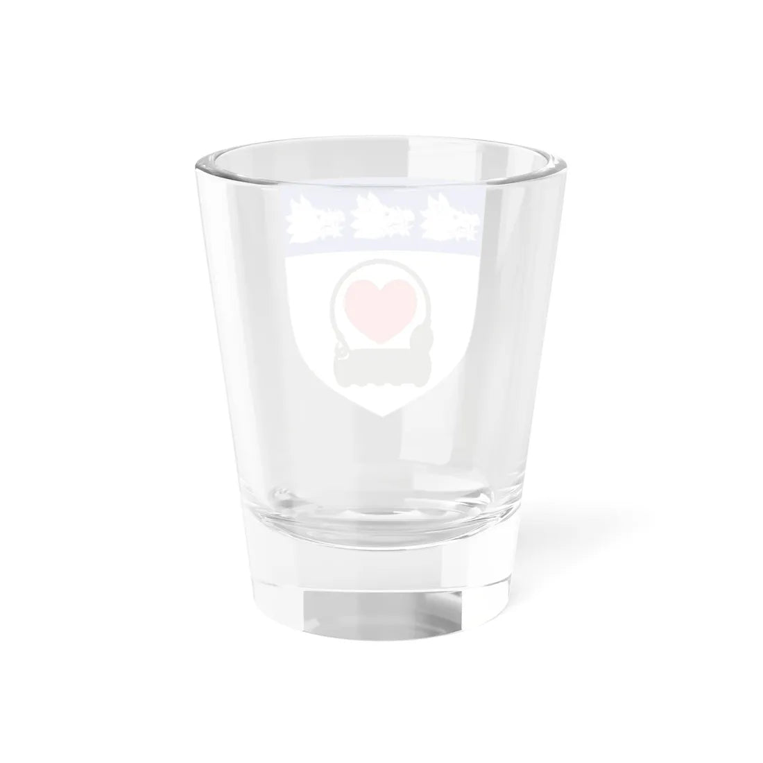 Arms of Lockhart of the Lee (Scotland) (Coat of Arms) Shot Glass 1.5oz - Go Mug Yourself