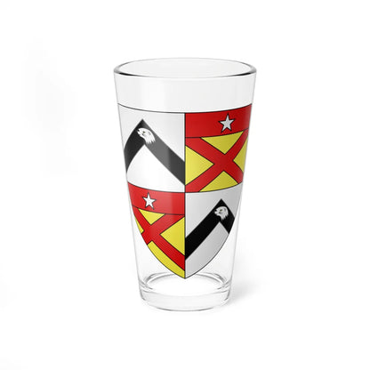 Arms of Lord Balfour of Burleigh (Scotland) (Coat of Arms) Pint Glass 16oz 16oz - Go Mug Yourself