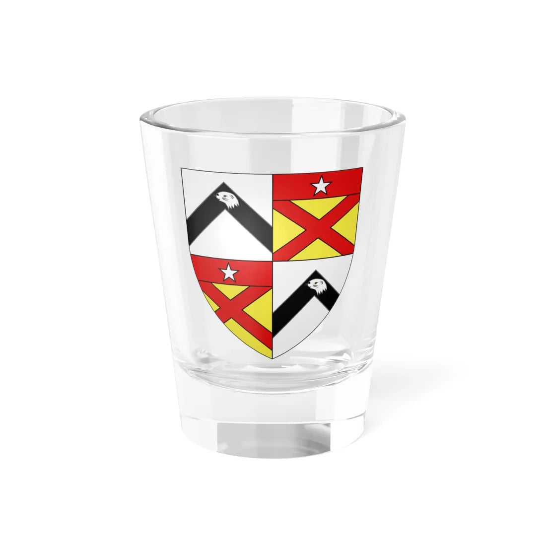 Arms of Lord Balfour of Burleigh (Scotland) (Coat of Arms) Shot Glass 1.5oz 1.5oz - Go Mug Yourself